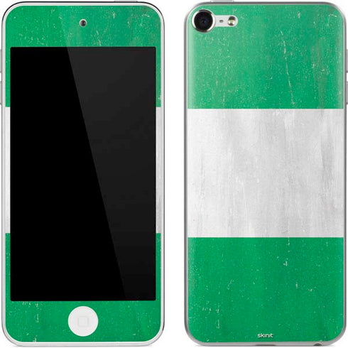Nigeria Flag Distressed Apple iPod Skin